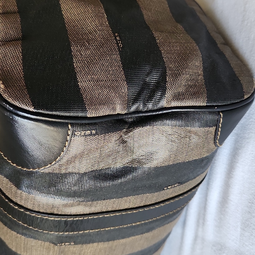 FENDI Pequin Boston Bag w/COA & dustbag - Picture 12 of 16